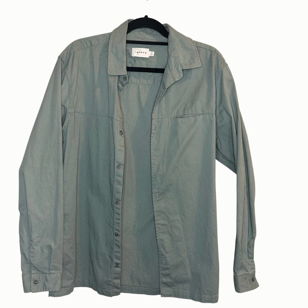 TopMan Button Up Shirt in Size Medium and Woman Large Shacket